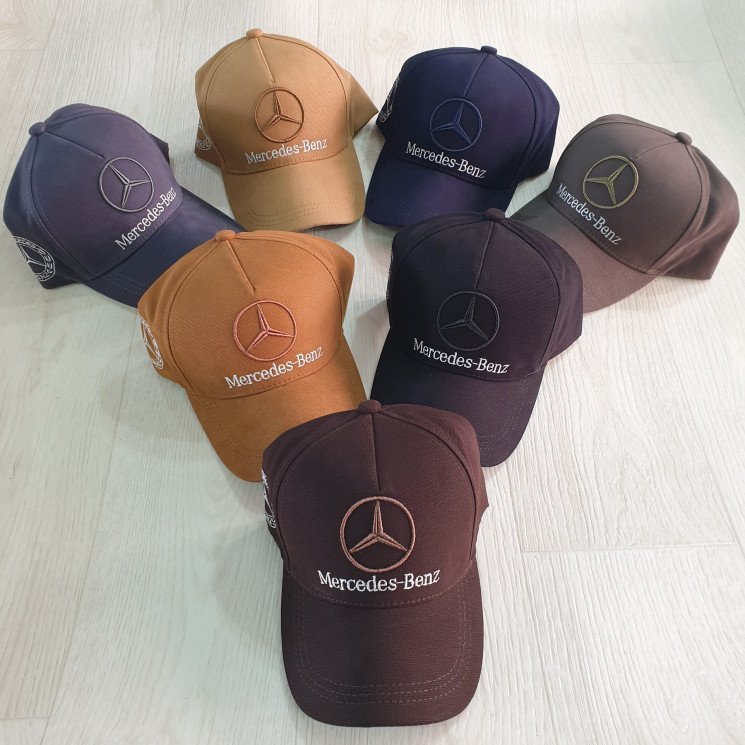 Бейсболка чоловічa "Mercedes-Benz" котон (р: 58-61) мікс кольорів, в упаковці 5 шт. №382401 - Ventil SE 939