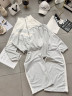 Костюм спортивний жіночий у фірмовому oversize стилі, двонитка м. 1950 (р: 42-48) №821921 - 