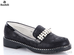 Туфлі 006-10 black р: 31-37, в упаковці: 8 пар, купити тільки гуртом