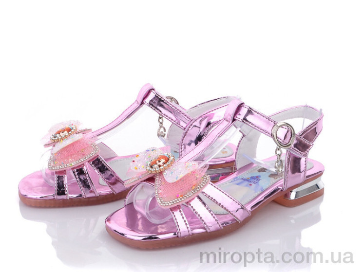 Босоніжки DL13(720) pink р: 32-37, в упаковці: 6 пар, купити тільки гуртом - 745424