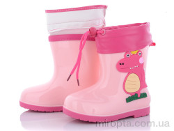 Гумове взуття HMY208 pink р: 25-30, в упаковці: 8 пар, купити тільки гуртом