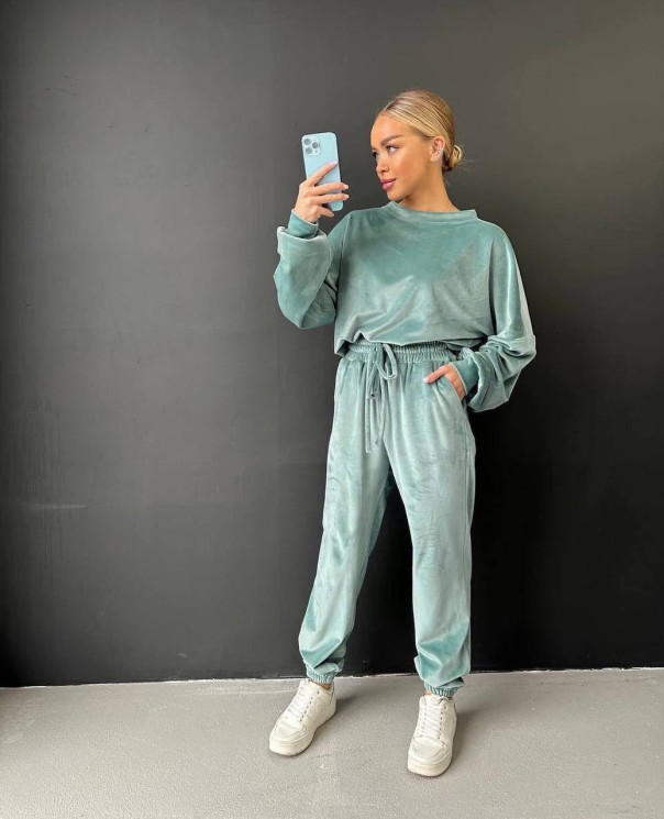 Костюм жіночий, велюр sport, м. 1825 (р: 42-46, 48-52) №713184 - BestFashion RZ6220 м. 1825