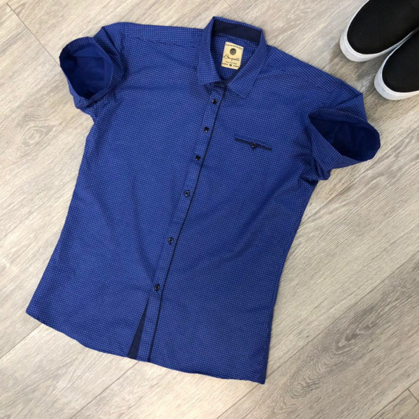 Сорочка No Brand р 11-16 Підліток R273 blue - NikNumbers SE1041-1042