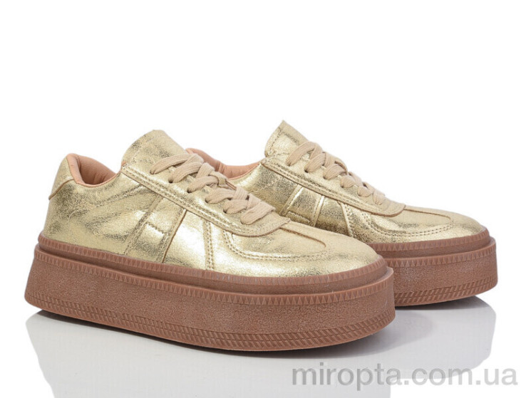 Кросівки 197-185 gold р: 36-40, в упаковці: 8 пар, купити тільки гуртом - 977661