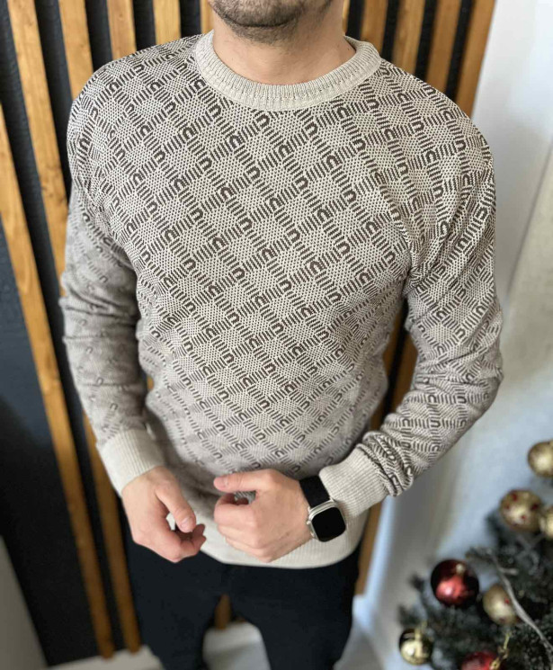 Светр чоловічий (р. L-2XL), 5 кольорів, в упаковці 3 шт. №352594 - 