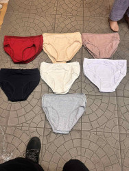 Труси жіночі, котон, (р. 2XL,3XL,4 XL), 7 кольорів, в упаковці 12 шт. №306431
