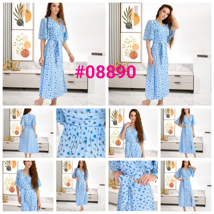 Костюм жіночий топ+спідниця софт м.08890 (р: S-XL) мікс кольорів в упаковці 4 штуки №763162 - Women SE628