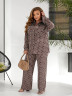 Костюм жіночий, шовк принт, м. 1679 (р: 42-44, 46-48) №710124 - GrandFashion AV4663 м. 1679