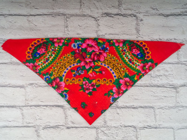 Хустка No Brand р 76*76 Жіноча P180 red - Shawls PO548 (vyh naMylku)