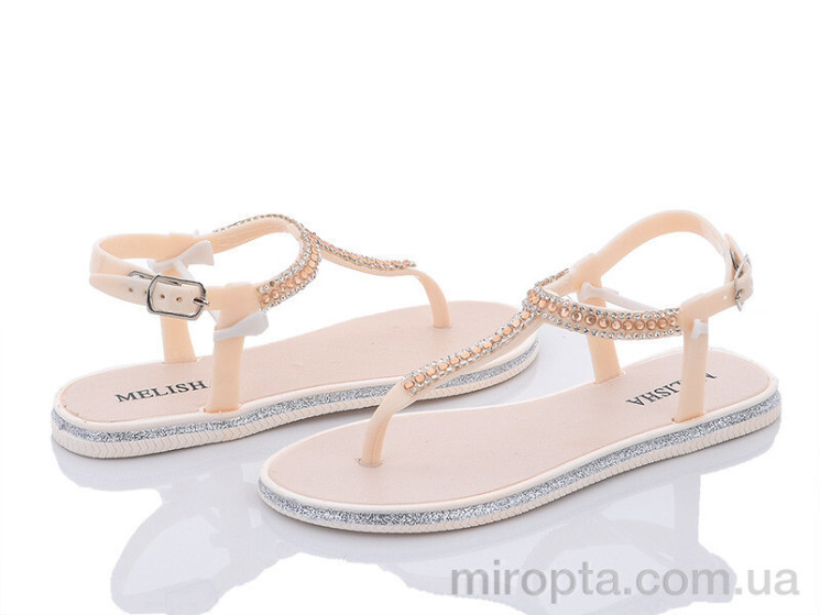 Босоніжки A2669 cream р: 30-35, в упаковці: 12 пар, купити тільки гуртом - 647305