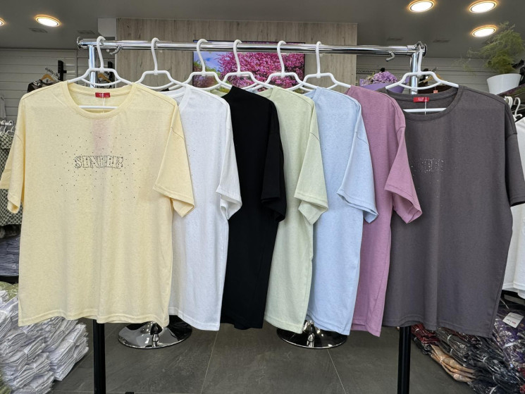Футболка жіноча бавовна м.8809 (р:3XL) 7 кольорів в упаковці 12 штук №762709 - Coolme WE3111