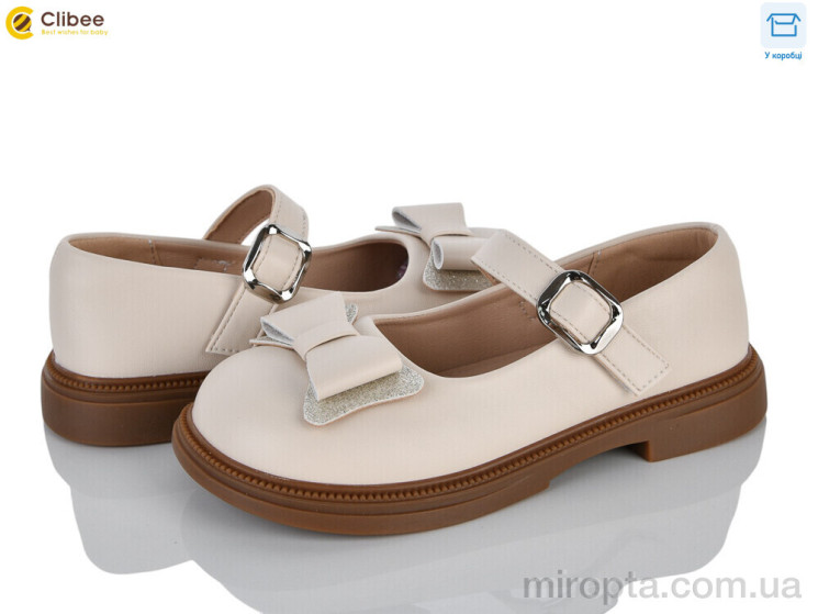 Туфлі DC819-2 beige р: 31-36, в упаковці: 6 пар, купити тільки гуртом - 1197713