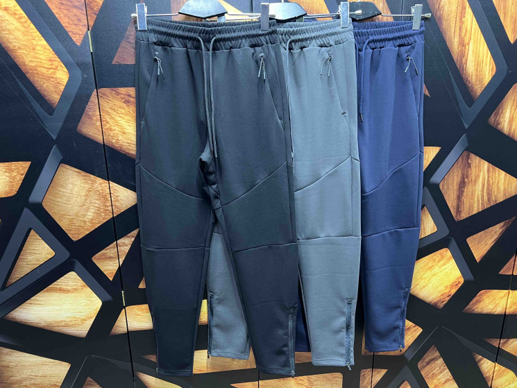 Спортивні штани чоловічі, двохнитка (р: М,L,XL,2XL,3XL,4XL) 3 кольори, в упаковці 6 шт. №380867 - Turkey SE897