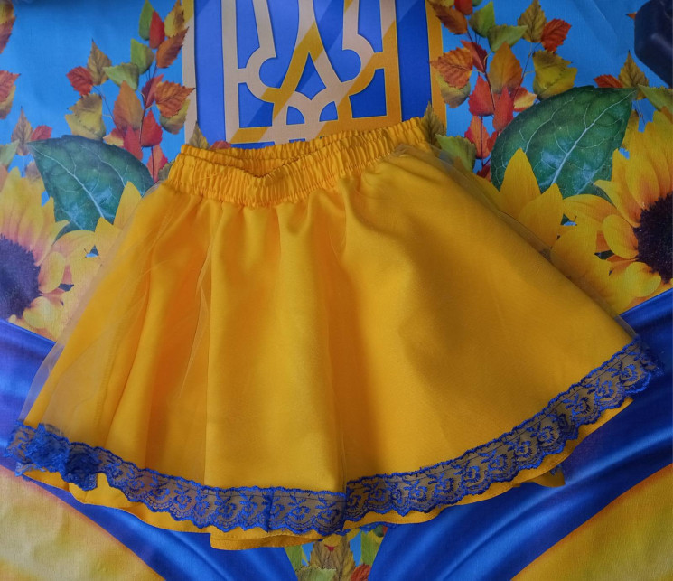 Спідниця дитяча (розміри: зріст 122-146) в упаковці 5 штук №305188 - Delux 909