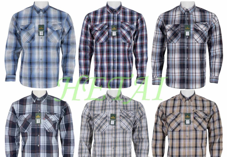 Сорочка чоловіча, котон, м.А11 (р. XL-5XL ), мікс кольорів, в упаковці 5 штук №331257 - Vanda SE1013