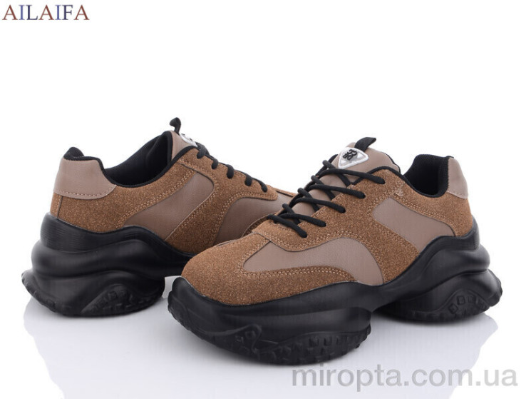Кросівки 8118 khaki р: 36-41, в упаковці: 6 пар, купити тільки гуртом - 856514