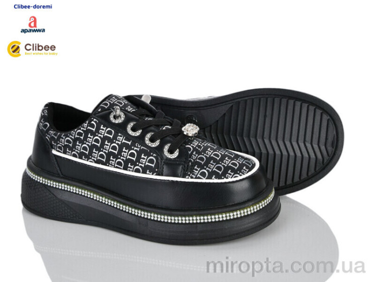 Кросівки ABC2220 black р: 31-36, в упаковці: 8 пар, купити тільки гуртом - 1194378