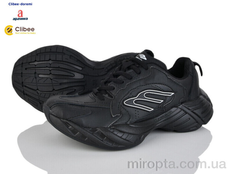 Кросівки DC25999 black р: 36-40, в упаковці: 5 пар, купити тільки гуртом - 1097579