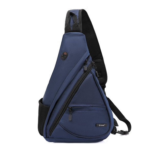 Рюкзак-сумка через плече чоловічий Cross Body (Колір: Синій) м.526 (р. 13.5 см х 40 см х 5 см) №753999 - Amsterdam HR277