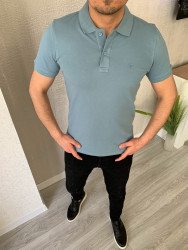 Футболка No Brand р M-2XL Чоловіча Polo S2768 grey