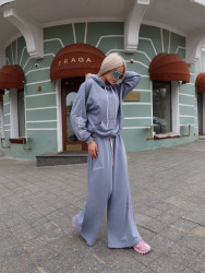 Костюм жіночий "двійка" з вишивкою, турецька петля пеньє м. 8005/1 (р: 42-46, 48-52) №820335