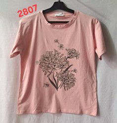 Футболка жіноча м.2807 (р.46-50)  8 кольорів в упаковці 5 штук №755178
