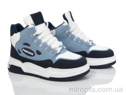 Кросівки 177-35 white-blue р: 36-41, в упаковці: 8 пар, купити тільки гуртом