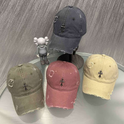 Кепка жіноча "CHROME HEARTS" (р: 56-59) мікс кольорів, в упаковці 5 шт. №367768