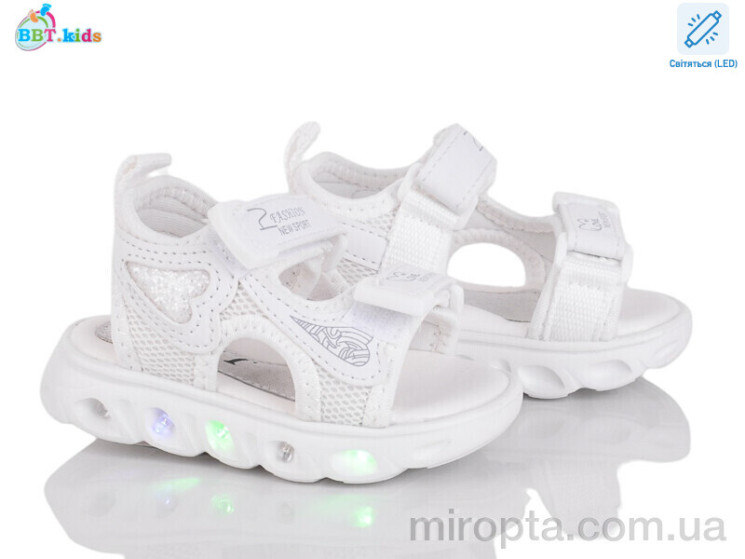 Босоніжки L610-1-2 LED р: 21-26, в упаковці: 8 пар, купити тільки гуртом - 1059639