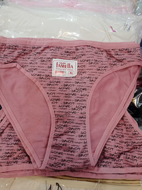 Труси жіночі, котон, (р. M, L, XL ), 2 кольори, в упаковці 12 шт. №317595 - Karahan HR1930