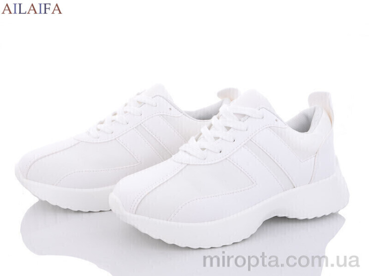 Кросівки 2366 white піна р: 36-41, в упаковці: 6 пар, купити тільки гуртом - 1211075
