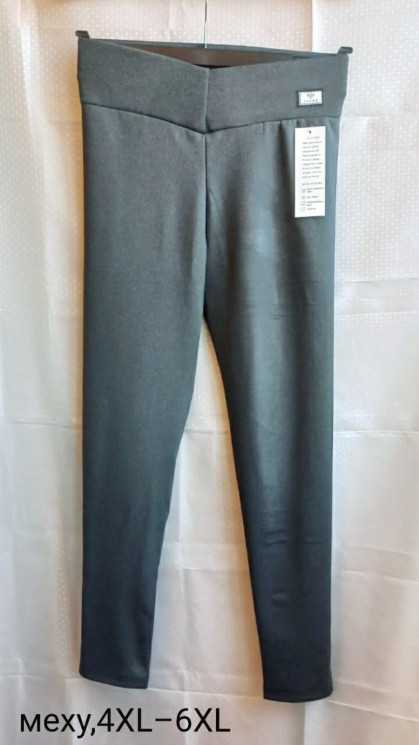 Лосини жіночі, хутро (р. 4XL-6XL) 2 кольори, в упаковці 6 шт. №952624 - Iris BG/PO 436