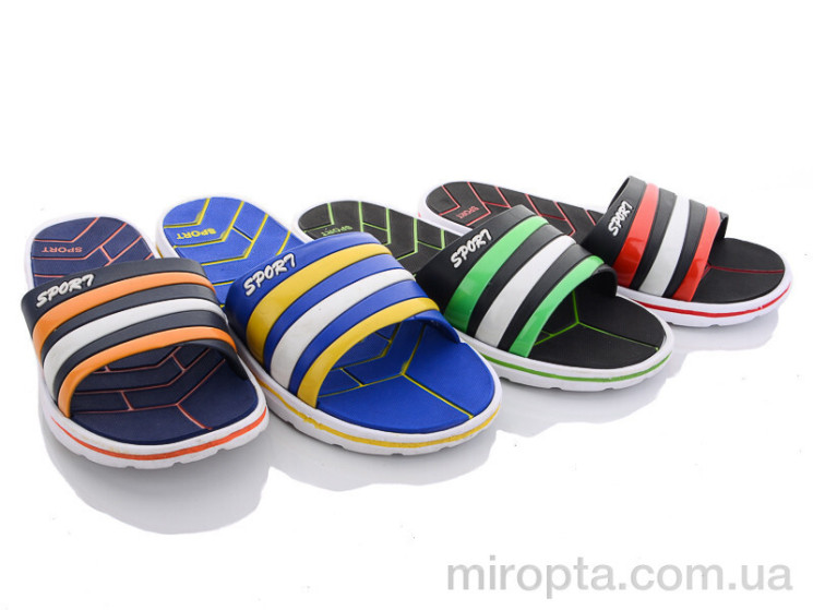 Шльопанці 855-1 mix р: 40-45, в упаковці: 24 пар, купити тільки гуртом - 469736