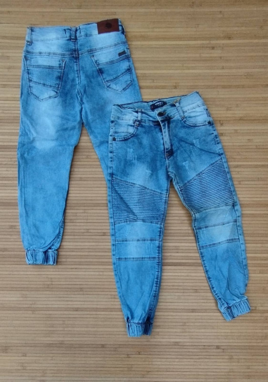 Джинси дитячі (р. 5-8 років) стрейч, 1 колір, в упаковці 4 шт. №950483 - Ezra 1054/1055
