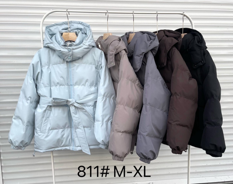 Куртка жіноча, плащівка, синтепон, м.811 (розмір: M-XL ), 5 кольорів, в упаковці 3 штуки №339430 - Vanda SE1013