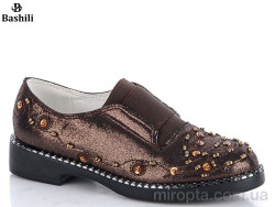 Туфлі 006-50 brown р: 31-37, в упаковці: 8 пар, купити тільки гуртом