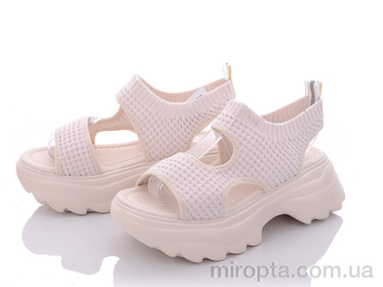 Босоніжки 197-118 beige р: 36-40, в упаковці: 8 пар, купити тільки гуртом - 740906