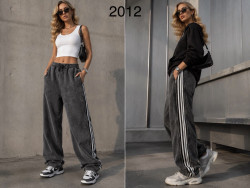 Штани жіночі трикотаж м.2012 (Розмір:M-XL) в упаковці 3 штуки №764240