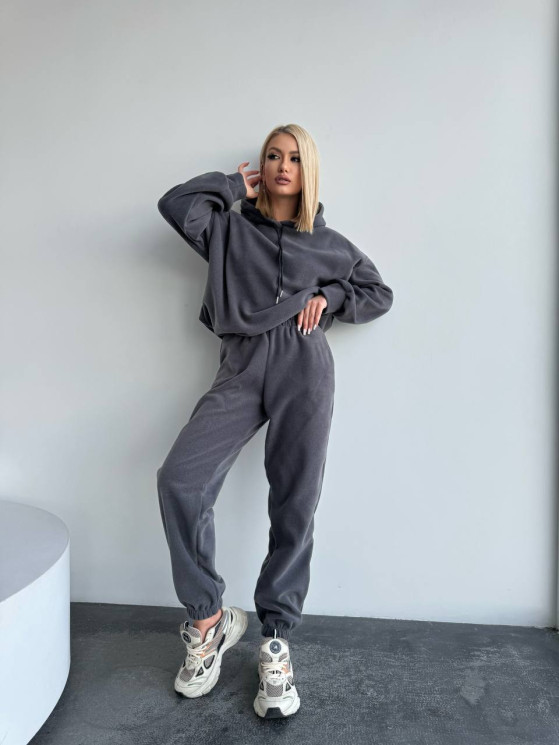 Костюм жіночий, турецький полар фліс м. 475 (р: 42-46 oversized) №804372 - 