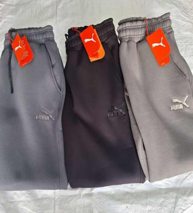 Спортивні штани чоловічі PUMA, трьохнитка (р: 48,50,52,54,56) 3 кольори, в упаковці 5 шт. №361180 - Relaxwear RZ3531