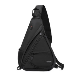Рюкзак-сумка через плече чоловічий Cross Body (Колір: Синій) м.526 (р. 13.5 см х 40 см х 5 см) №754000