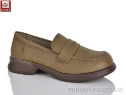 Туфлі A9707 brown р: 36-41, в упаковці: 8 пар, купити тільки гуртом