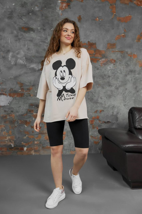 Футболка жіноча, двохнитка, м. 88.2 (р: S, L, XXL) №711575 - Umon GOL1454 м. 88.2
