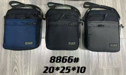 Сумка чоловіча "8866" текстиль (р: 20*25*10см) 3 кольори №389677