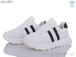 Кросівки 2393 white-black піна р: 36-41, в упаковці: 6 пар, купити тільки гуртом
