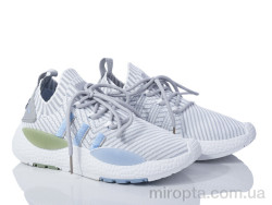 Кросівки HD44(182-41) white-blue р: 36-41, в упаковці: 8 пар, купити тільки гуртом