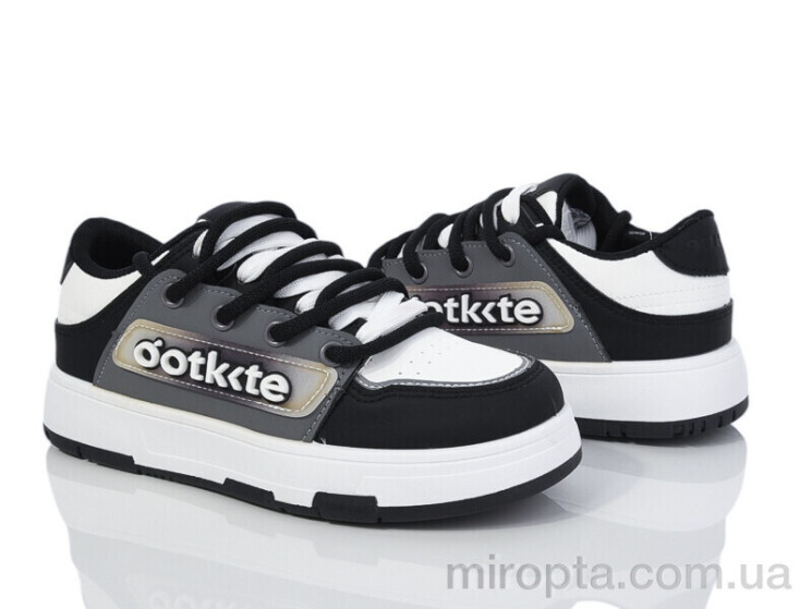 Кросівки 150-48 white-black р: 36-41, в упаковці: 8 пар, купити тільки гуртом - 969486