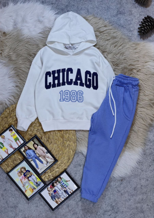 Спортивний костюм дитячий Chicago, двохнитка (р: 2-8 років) 5 кольорів, в упаковці 4 шт. №365391 - Evans SE 761