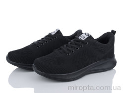 Кросівки W126 black р: 36-41, в упаковці: 8 пар, купити тільки гуртом