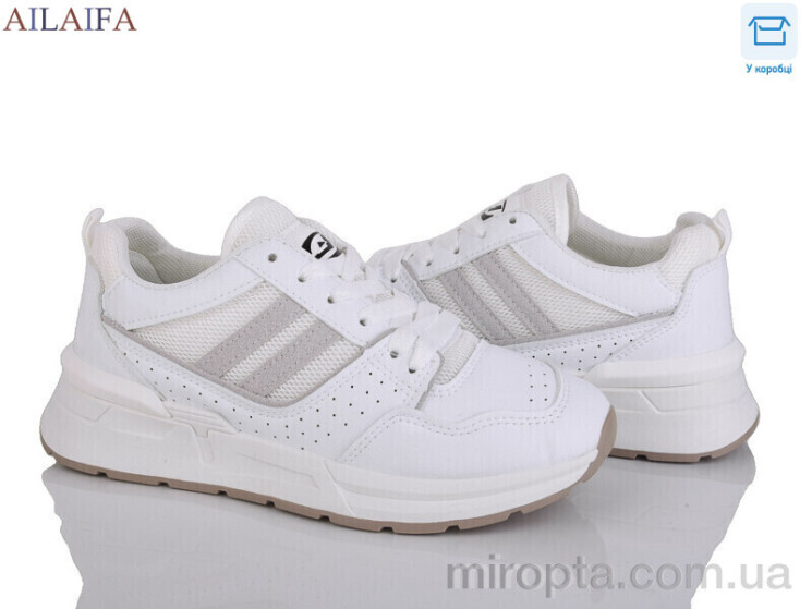 Кросівки MX810 white р: 36-41, в упаковці: 8 пар, купити тільки гуртом - 1164407